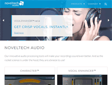 Tablet Screenshot of noveltechaudio.com